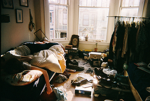 messy room